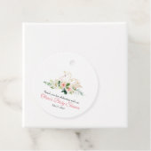 白鳥のベビーシャワーメッセージカード フェイバータグ (インサイチュ)