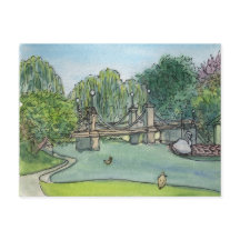 白鳥のボートのボストン公共庭