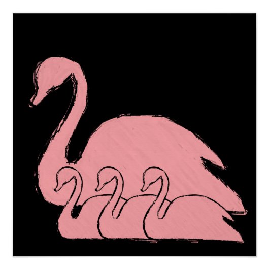 白鳥のポスター ポスター (正面)