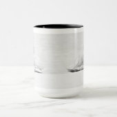 白鳥のマグカップ 黒と白 マグカップ (中央)