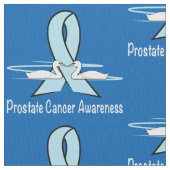 白鳥のリボンとの前立腺癌の認識度 ファブリック (クローズアップ)