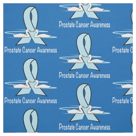 白鳥のリボンとの前立腺癌の認識度 ファブリック (見本)