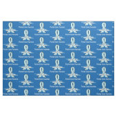 白鳥のリボンとの前立腺癌の認識度 ファブリック (ファットクウォーター)