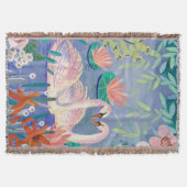 白鳥の勢 |鳥フローラ植物学 スローブランケット (正面)