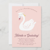 白鳥の卒業式 招待状 (正面)