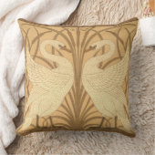 白鳥の壁紙のデザイン クッション (ブランケット)