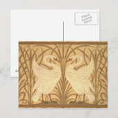 白鳥の壁紙のデザイン ポストカード (正面/裏面)