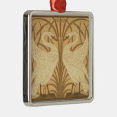 白鳥の壁紙のデザイン メタルオーナメント (右)