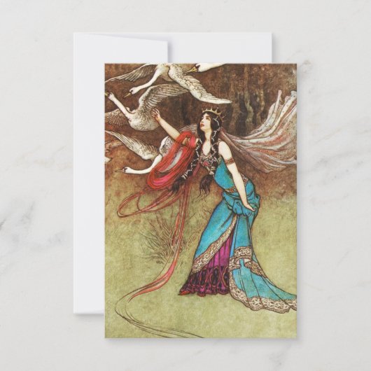 白鳥の女王の招待状 招待状 (正面)