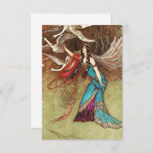 白鳥の女王の招待状 招待状 (正面/裏面)