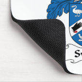 白鳥の家紋 マウスパッド (コーナー)