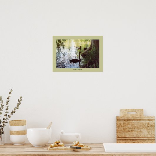 白鳥の影 ポスター (キッチン)