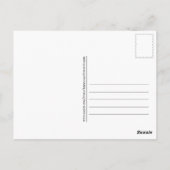 白鳥の恋はがき ポストカード (裏面)