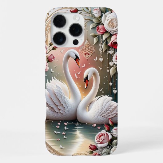 白鳥の恋 iPhoneケース (裏面)