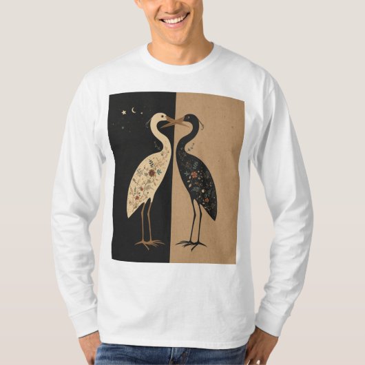 白鳥の恋 Tシャツ (正面)