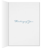 白鳥の悔やみや弔慰カード (内側 (右))