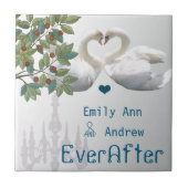 白鳥の愛する鳥のシャンデリアが創業1周年を迎える タイル (正面)