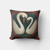 白鳥の愛1 クッション (正面)