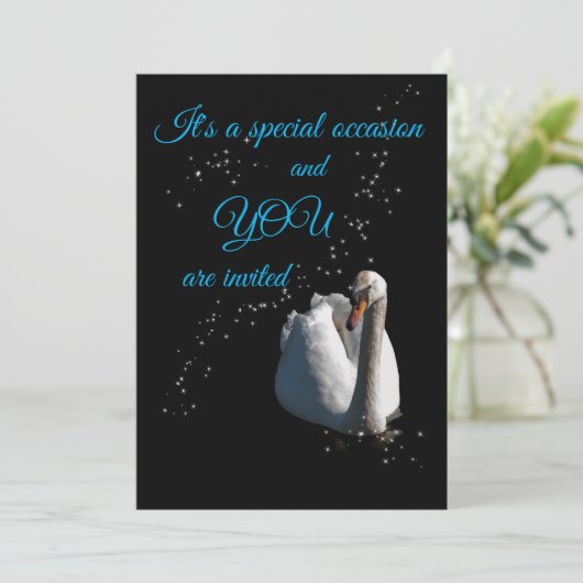 白鳥の招待 招待状 (スタンド正面)