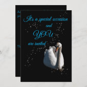 白鳥の招待 招待状 (正面/裏面)