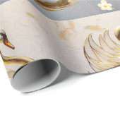 白鳥の朝歌 ラッピングペーパー (ロールコーナー)