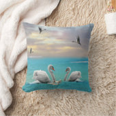 白鳥の歌 クッション (ブランケット)