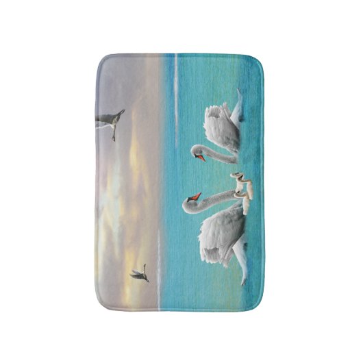 白鳥の歌 バスマット (正面縦)