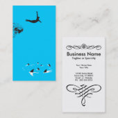 白鳥の歌 名刺 (正面/裏面)