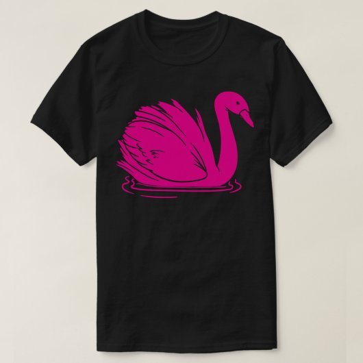 白鳥の水鳥1 Tシャツ (デザイン正面)