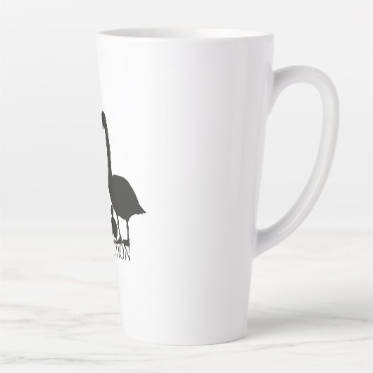 白鳥の永久保護 カフェラテマグ (右)