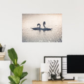 白鳥の求愛 ポスター (ホームオフィス)