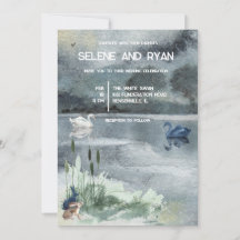 白鳥の湖の結婚風景