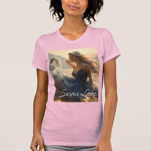 白鳥の湖 - バレエ&ダンス - Tシャツ (正面)