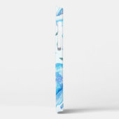 白鳥の湖、水色かわいいシームレスなパターン。 Case-Mate iPhoneケース (裏面 / 左)