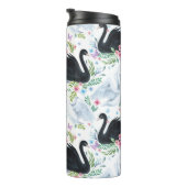 白鳥の湖：水色パステルパターン。 タンブラー (回転右)