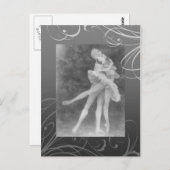 白鳥の湖 絵ハガキ ポストカード (正面/裏面)