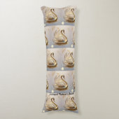 「白鳥の美しいの反射」 ボディピロー (正面縦)