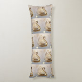 「白鳥の美しいの反射」 ボディピロー (裏面 (縦))