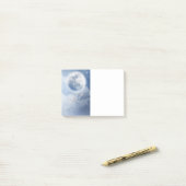 白鳥の美しい青飛んでいるい空 ポストイット (デスク上)