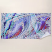 白鳥の羽 ビーチタオル (正面)