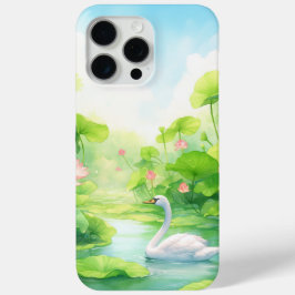 白鳥の自然の抱擁 iPhone 15 PRO MAXケース