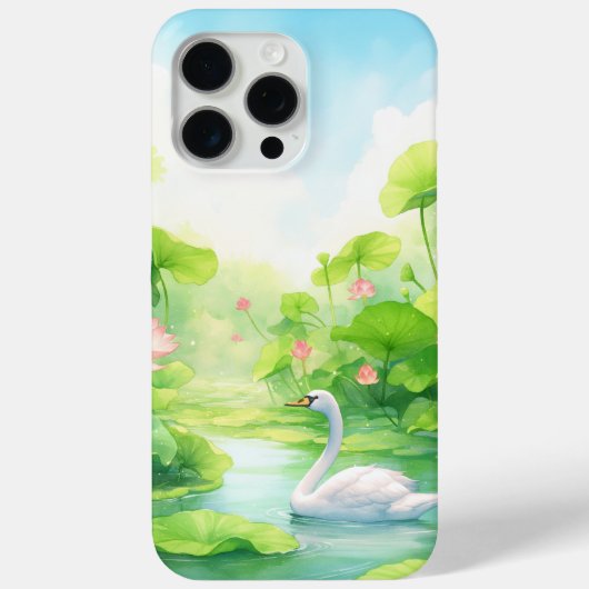 白鳥の自然の抱擁 Case-Mate iPhoneケース (裏面)