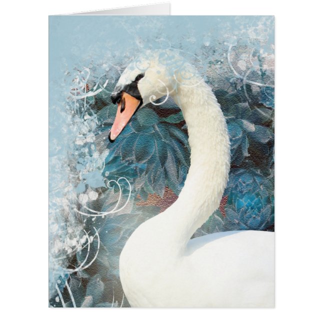 白鳥の花の渦巻 (正面)