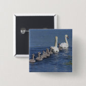 白鳥の護送 缶バッジ (正面&裏面)