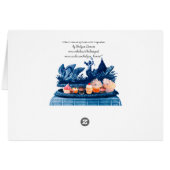 白鳥の青い戦車とカップケーキハッピーバースデー (裏面横)