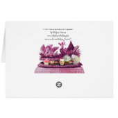 白鳥の青い戦車とカップケーキ母の日 (裏面横)