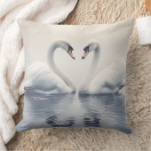 白鳥の鳥の野生動物の荒野のアーカラフルト クッション (ブランケット)