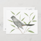 白鳥の鳥アート ポストカード (正面/裏面)