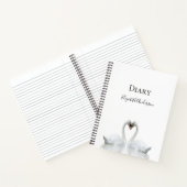 白鳥は白人日記を愛する ノートブック (内部)