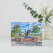 白鳥への献上品 ポストカード (スタンド正面)